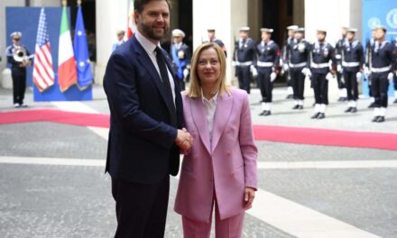Meloni riceve a Roma il vice presidente Usa Vance