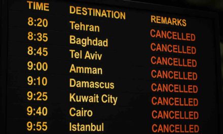 Spazi aerei chiusi in Medio Oriente: oltre 5.000 voli cancellati dopo l’attacco a Iran